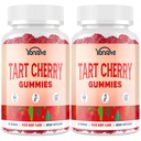 3300mg Tart Cherry Gummies for Uric Acid Cleanse, Sleep, Gout, Joint & Kidney Support – Tart Cherry Extract with Celery Seed, Melatonin, Vitamin C – Detox & Antioxidant – Mixed Berry Flavor, 120 Count