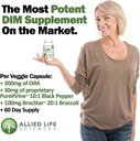 DIM dodatek, 300 mg Diindolylmetan Plus Broccoli semena ekstrakt tablete, Vegan ne-GMO, 60 Kapsule 