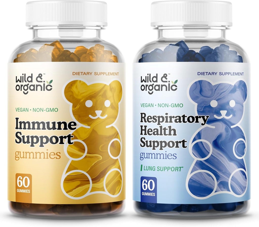 Wild & Organic Immunsupport Gummies & Lung Detox Gummies