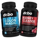 Colon Cleanser Detox & Kidney Cleanse - 15 Day Colon Cleanse Pills Probiotic & Kidney Detox Support Supplement Cranberry - Bowel Movement Supplements for Intestinal Stomach Bloating Gut & Kidneys