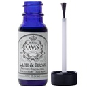 OMS 天然眼球生长液 - 与Castor Oil & Batana Oil Organization-Thicker, Longer Lashes and Eyebrows 5周8-12个月供应量 - 美国制造(15毫升)
