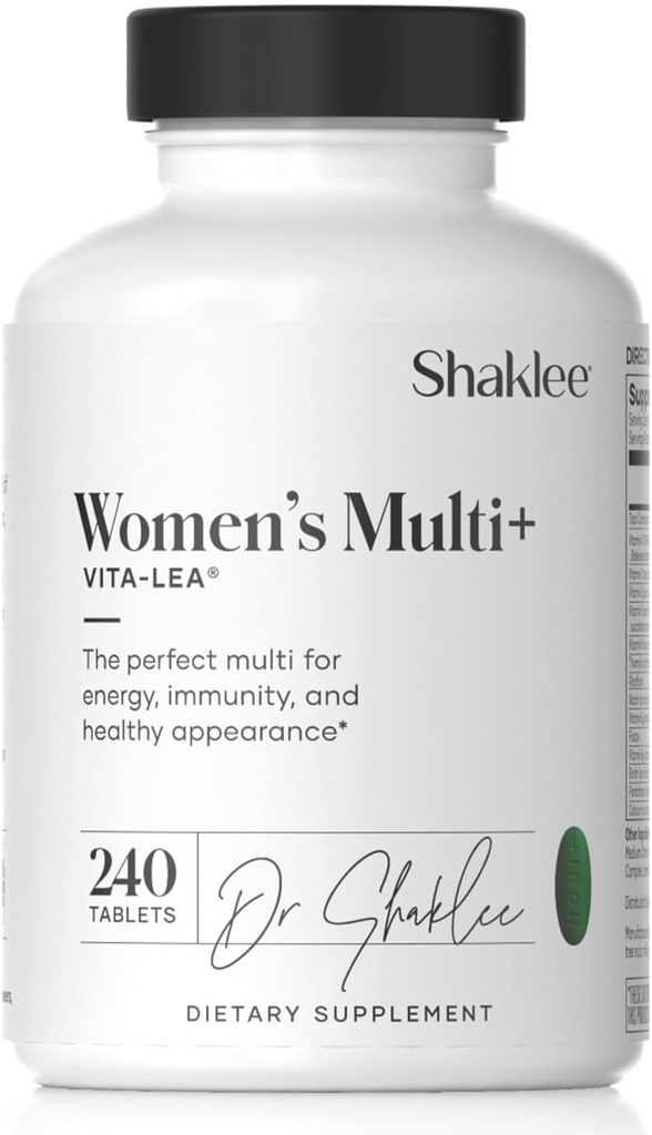 Shaklee - Vita-Lea® Women High-Potency Multivitamin & Multimineral für Damen - Pränatal/Postnatal Unterstützung mit 800 mcg Folsäure, 200 mcg Iodin, 18 mg Eisen - 240 Tabletten