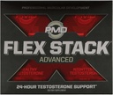 PMD Спорт Flex Stack Advanced 24-Hour Тестостерон стека для збільшення м'язів, міцність, відновлення, лібідо і відновлювальний сон - N-Test 600 Advanced / 90 Liquid T-Gels, Z-Test 90 капсули ...