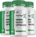 GlycogenX Glyco Optimizer קפסולות תוסף - GlycogenX Optimizer Advanced Formula, Glycogen X תוסף, GlycogenX Booster ביקורות, כוח מקסימלי Glycogen תוסף (3 Pack - 180 קפסולות)