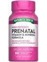 Nature's Truth Prenatal Vitamins With Folic Acid | 60 Capsules | Non-GMO & Gluten Free Supplement