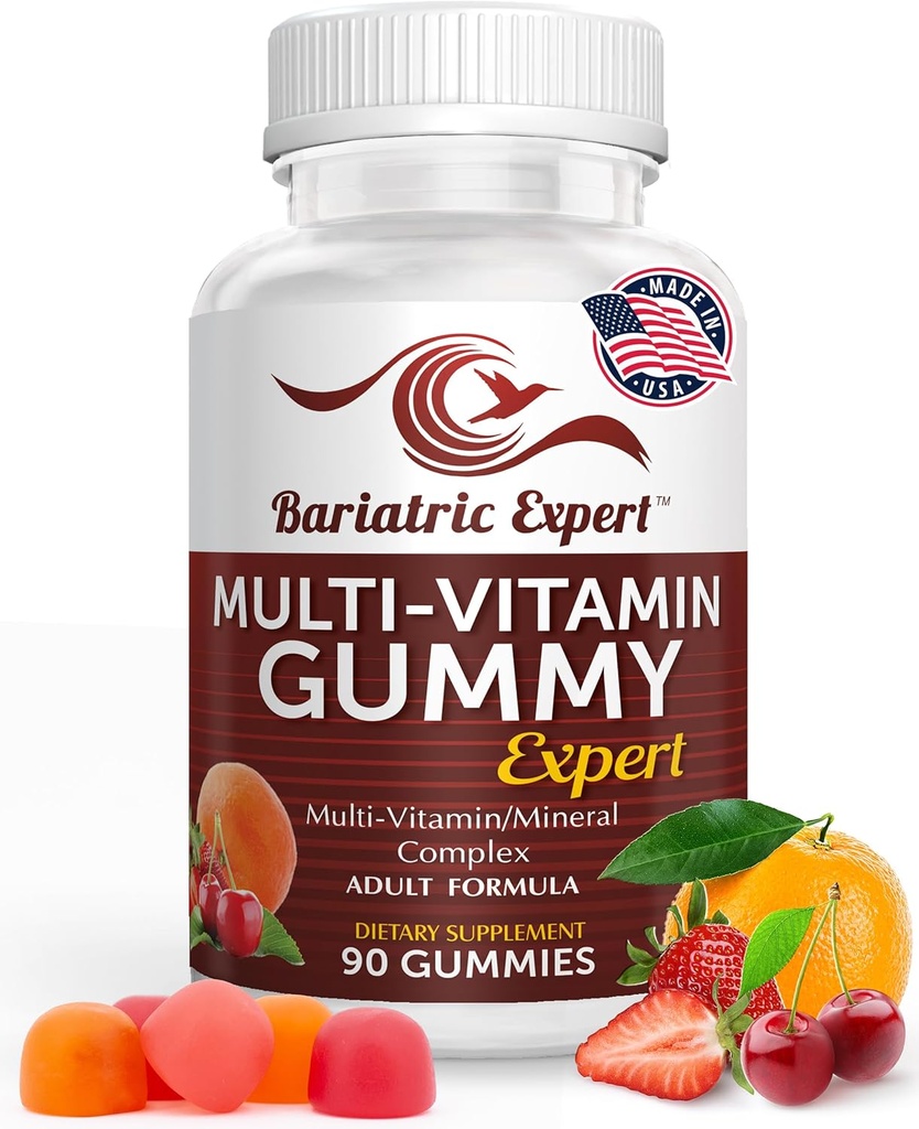 Bariatric Multiple Comvitamin Gammeies –Do-Melling Dateary Supplement for Authers Post-Gastric Sleeve and Bypass, Septembered, 90 เคานต์