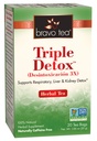 Bravo Tea Triple Detox Herbal Tea Caffeine Free, 20 Tea Bags