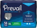 Prevail - Moško zaščitno spodnje perilo - pull-up Inkontinence spodnje perilo - Odstranljiv odraslih Diaper - Največja absorbenca - 2X Velika - 56 Število (4 paketi po 14)