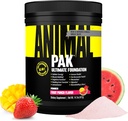 Eläin Pak - Kätevä All-in-One-vitamiini & Supplement Powder - Sinkki, C-, B-, D-, Aminohapot, Immunosupport, Dgestive Enzymes ja More - Päivittäinen monivitamiini naisille ja miehille - 60 Scoops