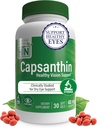 Здоров'я Thru Nutrition Capsanthin 40mg - Остаточний Eye Supplement Здоровий Vision Support & Blue Light Protection Сухі Очі Relief як CapsiClear Derived від Capsicum Annuum Pack від 30