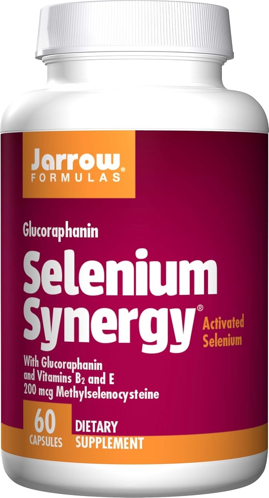 Jarrow Formulas Selenium Synergy, Antioksidi mühafizə etdirmək üçün reaksiyalar Pulsuz Radikal, 60 Kapsüller (Böyük 3)