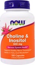 Тепер Продукти харчування, (3 Pack) Choline & Inositol, 500 мг, 100 капсули