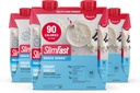 SlimFast Snack Shake, 90 Calorie Fiber Shake, edateko prest, Protein Drink, Creamy Vanilla, 12 kondea