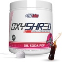 EHP实验室 OxyShred Thermogenic Fat Burner - 预研粉与L-Glutamine,乙酰L-Carnitine,代谢促进器,体重损失,Appetite控制,能量饮料,Soda Pop博士,60位服务员