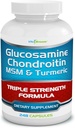 Glucosamine Chondroitin, MSM & Turmeric 饮食补充剂 - 248卡普尔