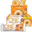 One Protin Bars, Maple Glazed dought, Gluten free with 20g Protein and 1g Sweets, Pantret, 2.12 oz (12 เคานต์)