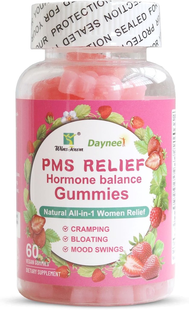 PMS הקלה הורמון איזון חניכיים, Menstrual Cramp הקלה & Menopausal תמיכה, 60 הרוזן