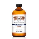 Sovereign Copper Pro-Strength Bio-Active Copper Hydrosol - Bioavailable Liquid Supplement for Adults & Kids w/Silver Hydrosol for Hair, Skin, & Nails, 30ppm - 8 fl oz (237mL)