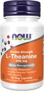 Now Foods: L-Theanine Stress Management 200 mg, 60 kapsul (2 paketa)