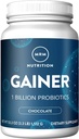 MRM Nutrition Gainer Protein with Probiotics + Postbiotics | Chocolate Flavored | 25g Protein | Whey Concentrate + Isolate + micellare Casein| Slow + Fast digesting| con enzimi digestivi
