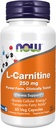 NOW Toidulisandid, L-karnitiin 250 mg, puhas vorm, aminohape, Fitness Support *, 60 Veg kapslit