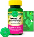 Prenatal Multivitamin/Multimineral 100 Tablets with Bundle Exclusive Vitamins & Minerals - A to Z -Better Ligth&Spring Guide + Weekly Pill Organizer (3 Items)