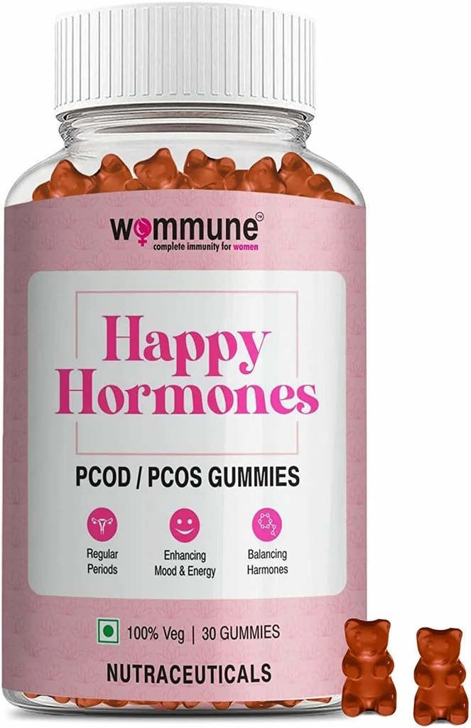 POD PCOD 正常时期的平衡 Gummys iHormonal Imblease,自然孕期 I Inositol 强化的面部毛发和血管帮助,延迟期 - 振兴,再平衡,再充电 - Gummys