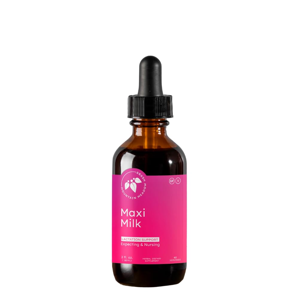 Mountain Meadow Herbs Maxi-Milk- Natural Liquid Lactation Support to Increase Breast Milk Production Quickly & Effectively for Breastfeeding Moms - 2 oz