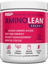 RSP NUTRITION AminoLean pre Workout אבקה, Amino Energy & Weight Management with Vegan BCAA Amino Acids, Natural Caffeine, Preworkout Boost עבור גברים ונשים, 30  המשרתים