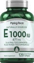 Piping Rock Vitamina E 1000 UI Softgels 
