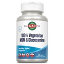 KAL 100% Vegetarian MSM & Glucosamine - Healthy Joint Support - Vegan Glucosamine and MSM Supplement - Made Without Shellfish - Lab Verified - 60 Servings, 60 Tablets