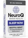 LifeSeasons NeuroQ Sleep Now - 천연 수면 지원 보충 - 건강한 수면주기 및 두뇌 기능을 유지 - Melatonin & L-Theanine - Non-Habit Forming - 30 Mint 구두 스트립