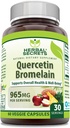 Kruidengeheimen Quercetin 800 Mg met Bromelain 165 Mg Supplement 