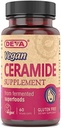 DEVA Vegan Bitaminak Larruazala Zeramide gehigarrien taulak, 60 kondea, 1-Pack