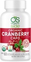 Organic Cranberry 60 kapszula - UTI megelőzése - Certified USDA - Nem GMO - Vegan
