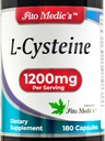 Lab - L-cysteine, 1200 mg cho mỗi dịch vụ, Free Form Amino acid - Keratin Hỗ trợ cho da, tóc & móng tay - Hỗ trợ Glutarione, tăng cường hấp thụ.