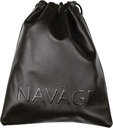 Navage Travel Bag (Black) - Vegan Leather Travel Pouches för kvinnor och män - Anpassad liten påse för Navage Nasal Irrigation System - Versatile Drawstring Pouch och Makeup Bag (8.25 "x10.25")