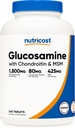 Nutricost Glucosamina 1800mg com condroitina e HSH, 240 Comprimidos, 120 Servings - Não-GMO, Gluten Free