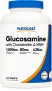 Nutricost Glucosamine 1800mg with Chondroitin & MSM, 240 Tablets, 120 Servings - Non-GMO, Gluten Free
