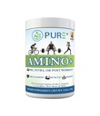 PURE® Amino+ Essential Amino Acids Powder - 30 Servings, 500g - Full Spectrum EAA with L-Arginine, L-Citrulline & Beet Root - Muscle Recovery & Hydration Drink - Fruit Punch Flavor, Made in USA