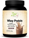 Zen osagarria - Belar organikoa Fed Whey Protein 19g Keto Lagunarteko zerbitzatu bakoitzeko - Txokolatea 32 Oz-Powder