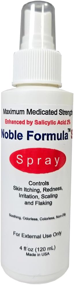 Noble Formula Salicylic Acid Spray kanssa Pyritione Sinkki (ZnP), 4oz (120ml)