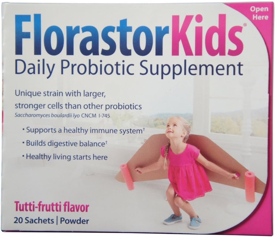 Biocodex Florastor Kids Probiotiske Sacheter, 20 Greve