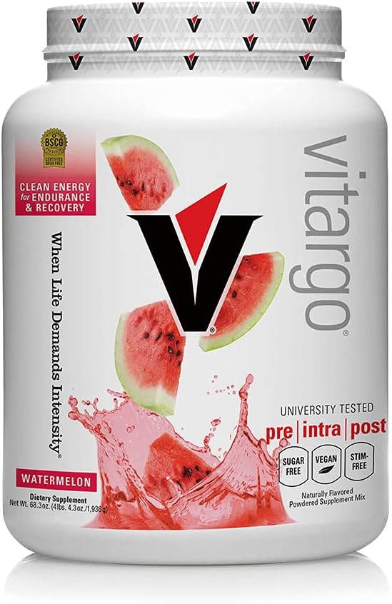 Vitargo Carbohydrate Powder , Feed Muscle Glycogen 2X Faster , 4.27 LB Watermelon Pre Workout | Carb supplement for Recovery, Endurance, Gain Muscle Mass