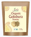 Jiva Organics Gokshura Powder 7 Ounce Bag - 비 GMO, 순수, 풀 스펙트럼 Tribulus - 인도 원산지
