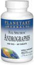 Planetary Herbals Full Spectrum Andrographis 400mg - Ayurvedic Herb - 60 Tablets