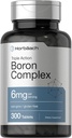 Horbäach Triple Boron Complex 6 mg Suplemento 300 Comprimidos para homens e mulheres