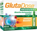 GlutaDose Recovery Immunity Supplement - Liquid Vitamins Immune Support för barn och vuxna, Cold & Flu Care Package (Glutathione Astragalus Echinacea Acerola) Immun Booster för kvinnor Män - 12 Vials