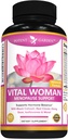 Potent Garden Menopause Relief Supplement with Black Cohosh, Soy Isoflavones, and Don Quai, Hot Flash Relief & Night Sweats Relief for Women, Non-GMO, 60 Capsules, 30 Servings