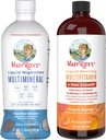 MaryRuth 's Nighttime Multimineral (Coconut, 32oz) & Multivitamin Liquid + Hair growth (Peach Mango, 30oz) | Clean Label Project Verified® | Bedtime Routine & Beauty | 슈가프리, 비건, 글루텐 프리